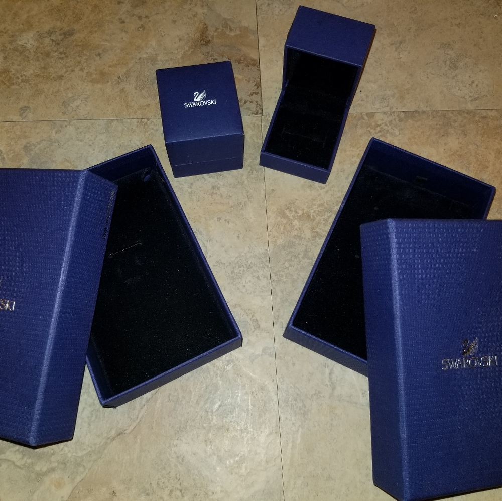Authentic Swarovski boxes